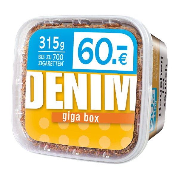 Denim Volumentabak Giga Eimer 1 x 315g Tabak